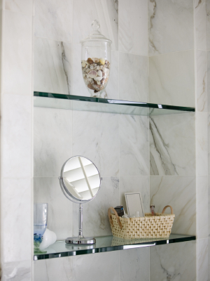 Three Areas Around the Home to Incorporate Glass Shelves